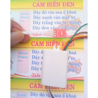 BỘ CÔNG TẮC BẮT TẮT BÓNG ĐÈN CẢM BIẾN XUYÊN NHỰA XE MÁY CỰC CHẤT MẪU MỚI