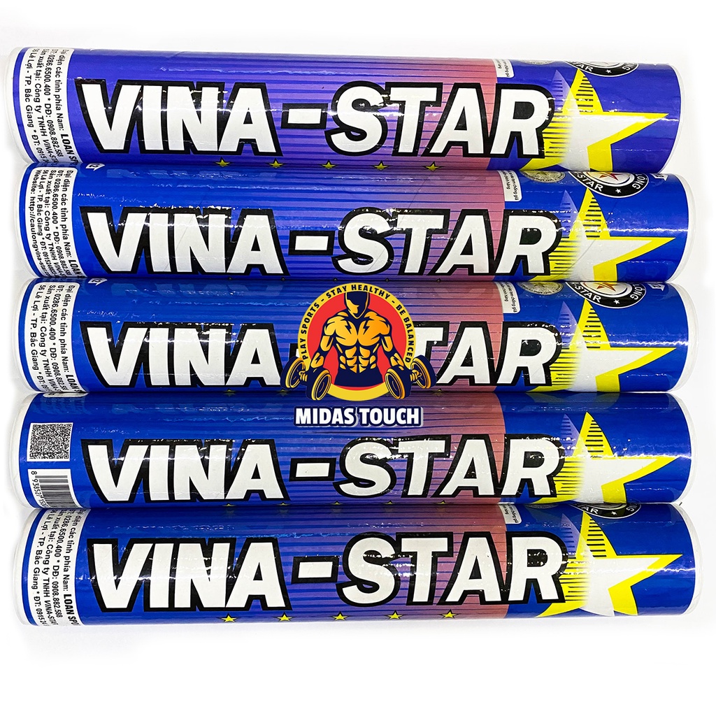 1 Ống Cầu Lông Vina Star 12 Trái - Loại Tập Luyện và Loại Đặc Biệt Thi Đấu