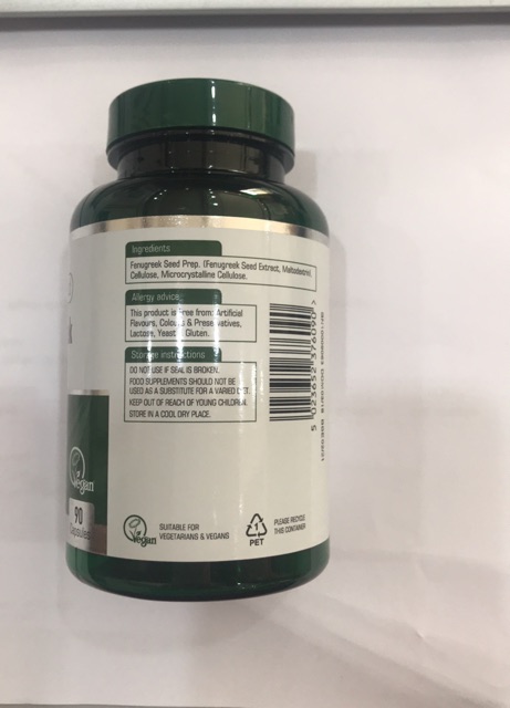 Fenugreek – cỏ cà kích thích sữa mẹ Natures Aid UK | BigBuy360 - bigbuy360.vn