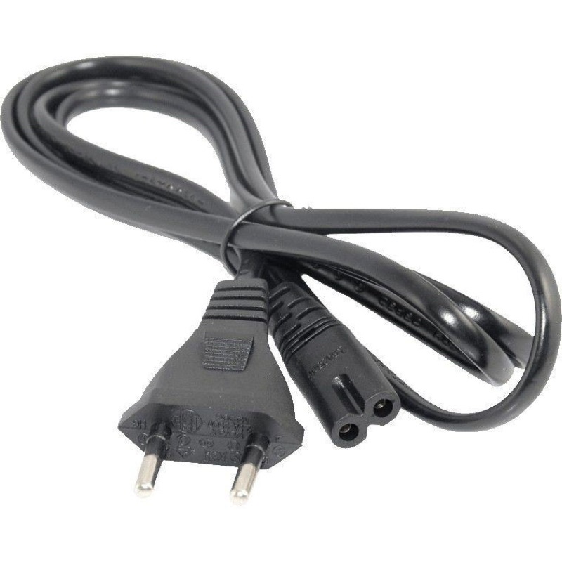 Dây nguồn màu đen cho máy tính pc nồi cơm điện, dây nguồn laptop, dây nguồn số 8,  2 3 chấu điện nguồn, dây sạc laptop..