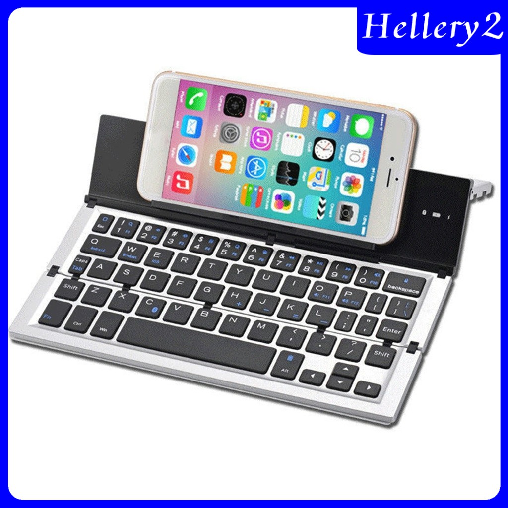 TRI Bàn Phím Bluetooth Không Dây Gấp Được Cho Pc - Màu Đen