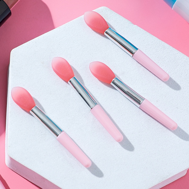 Set 10 Cọ Tô Son Môi Chất Liệu Silicone Tiện Dụng