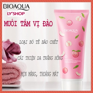 Sữa Tắm , Muối Tắm Tẩy Da Chết Bioaqua hương đào LY'SHOP A48