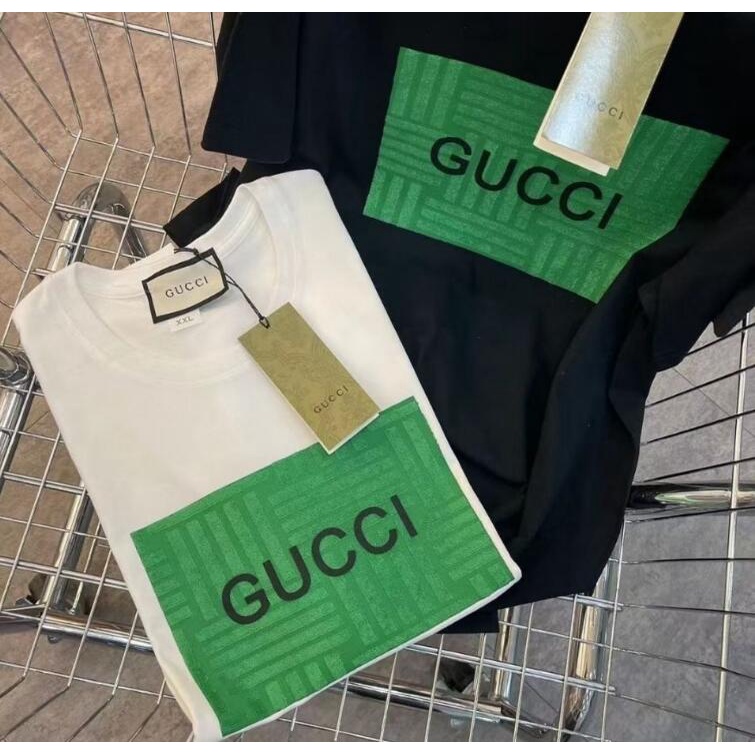 Mới Áo Thun Cotton Tay Ngắn In Họa Tiết Guc Đơn Giản Thời Trang Mùa Hè Cho Nam Và Nữ size S-6XL