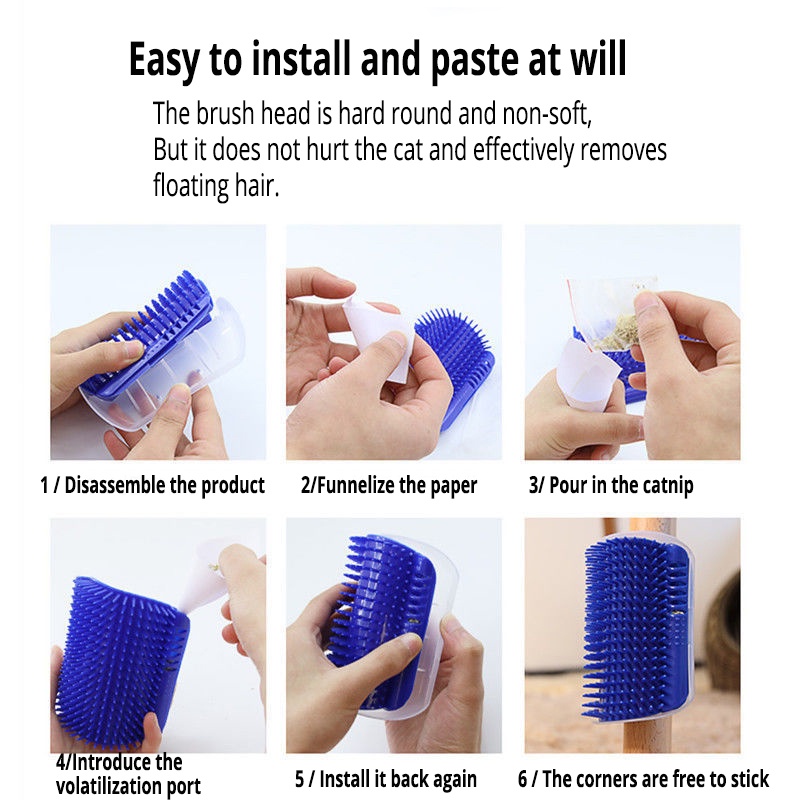 &lt;cutepethome&gt;Lược Chải Lông Mát Xa Cho Thú Cưng Tiện Dụng