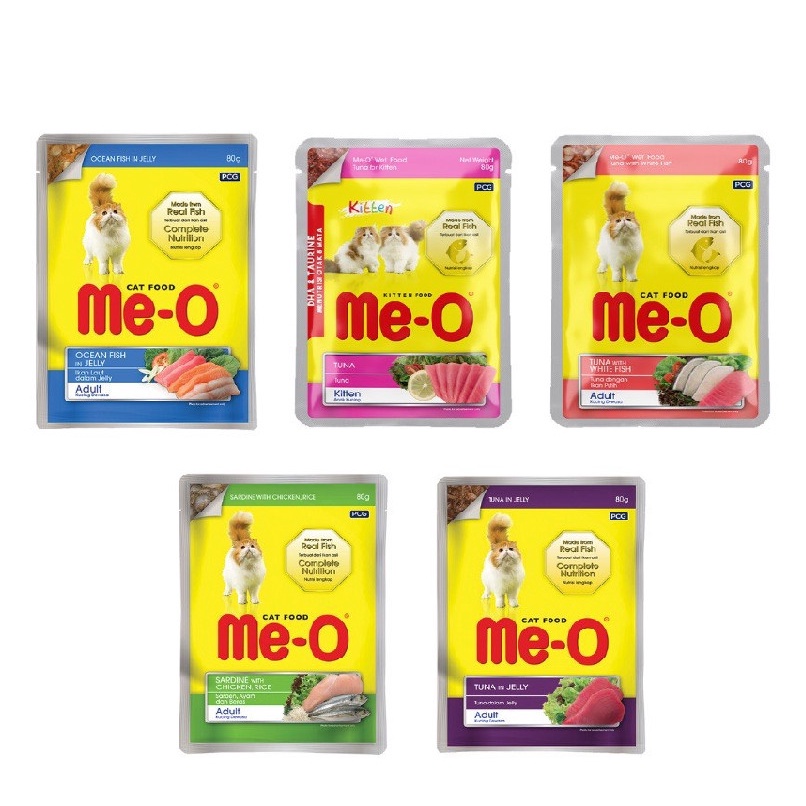 Pate mèo Me-o 80g - Pate cho mèo con, mèo lớn đầy đủ dinh dưỡng