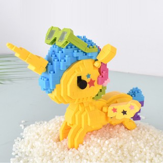 Đồ chơi Lắp ráp Unicorn - Mô hình Ngựa Unicorn Nanoblock Balody Cao Cấp