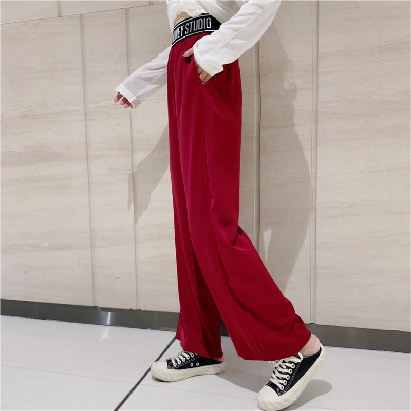 Quần Dài Ống Rộng Thời Trang Mùa Thu Cho Nữ