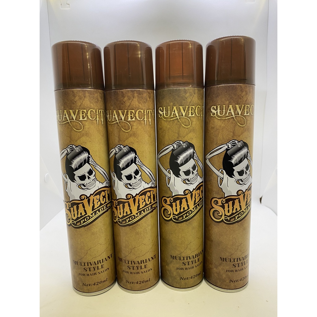 [HÀNG CHÍNH HÃNG] KEO Gôm xịt giữ nếp tóc cứng SUAVECITO 400ML