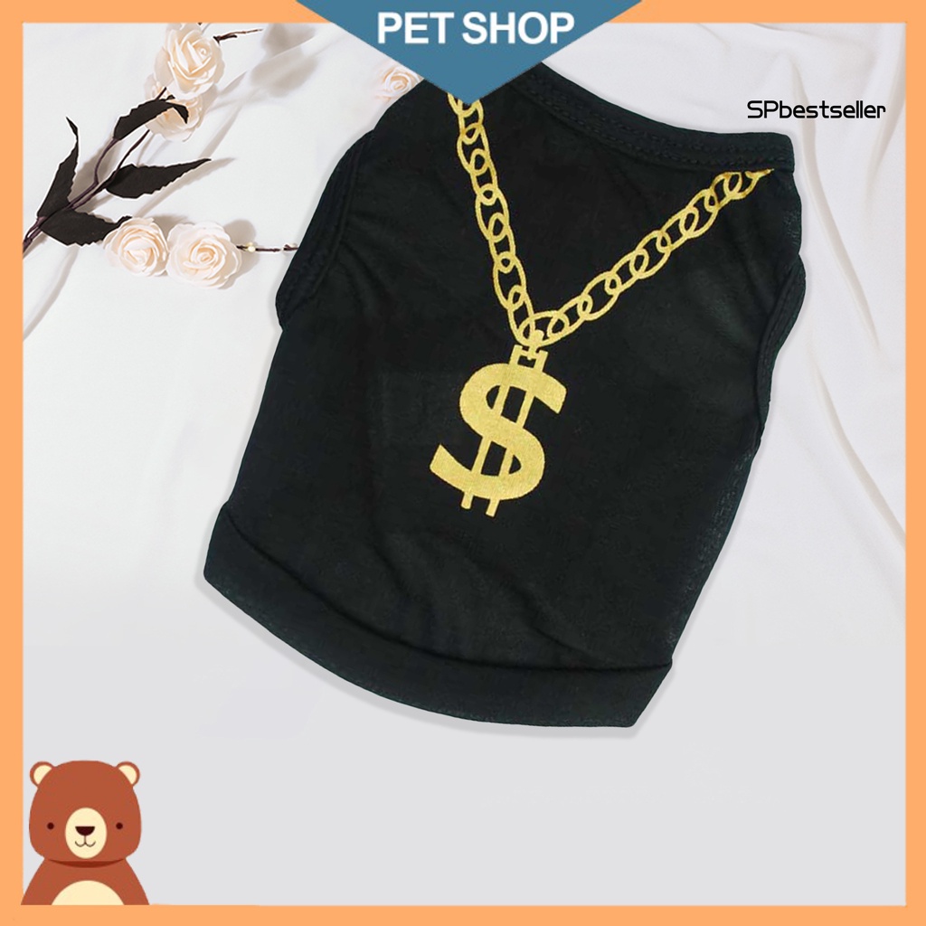 Áo thun sát nách mềm mại thoải mái thời trang mùa hè cho thú cưng