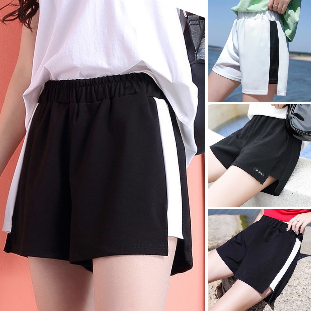Quần Short Thể Thao Dáng Rộng Plus Size Nhanh Khô Thời Trang Mùa Hè Cho Nữ