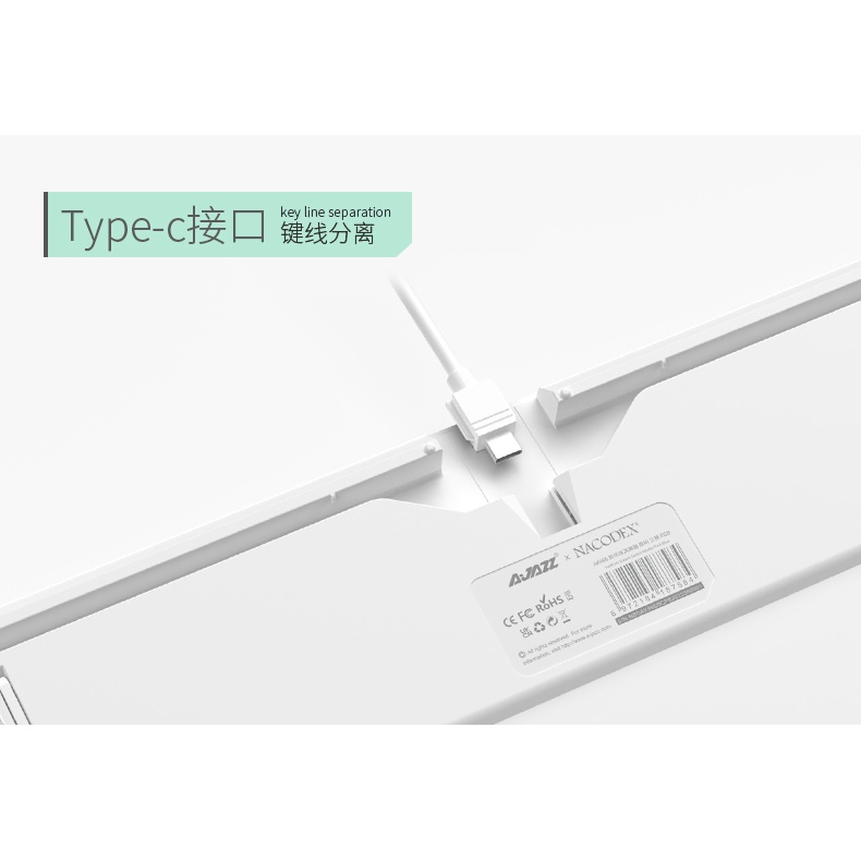 Bàn phím cơ Ajazz AK966 Bluetooth Không Dây/2.4G, có Dây Led RGB Backlit Switch Kailh MX Kem Công Tắc Mới pin 10000MAh