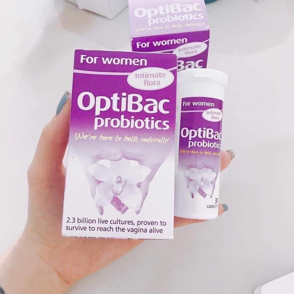 Viên uống Men vi sinh Optibac tím (Optibac For Women) chuẩn nội địa UK