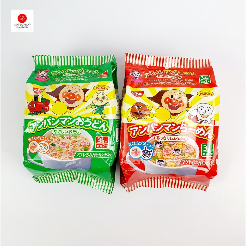 Mì Chú Hề Apaman Nissin 90g Nhật Bản cho bé( Date T10/2023)