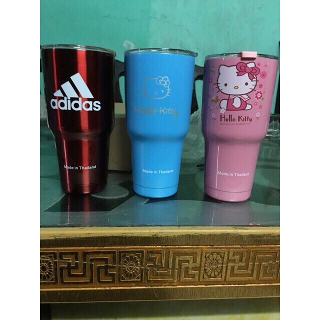 Combo ly giữ nhiệt Thái Lan 10ly 900ml gồm 2 ống hut inox 1 cọ ống hút và 1 túi giữ nhiệt.)