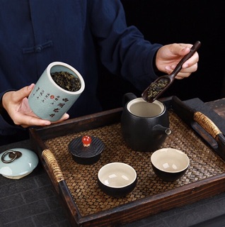 Hũ Đựng Trà Men Rạn