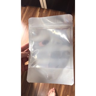 1 túi Zip Bạc Đáy Đứng (1mặt bạc 1mặt trong) Full size