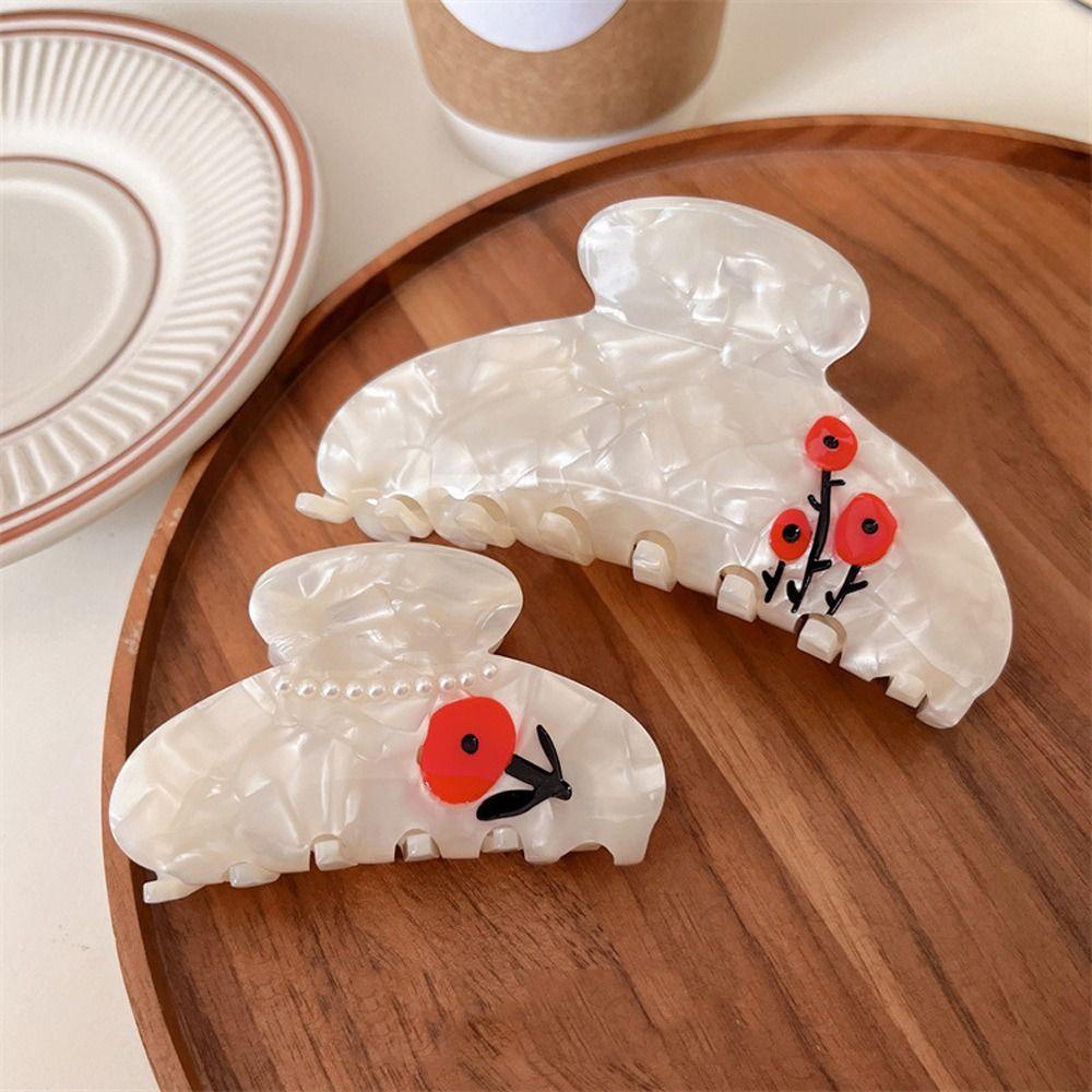Kẹp Tóc Nhỏ Hình Hoa Phong Cách Trung Quốc Ngọt Ngào Cho Nữ