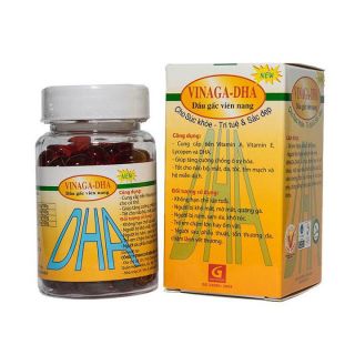 VINAGA-DHA - Dầu gấc viên nang - Cho sức khỏe, Trí tuệ và Sắc đẹp