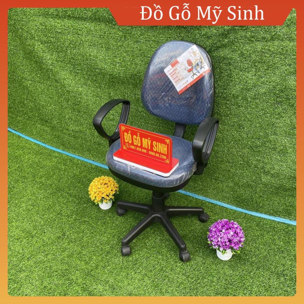 Ghế xoay văn phòng hội trường chính hãng xuân hòa màu xanh than có tăng giảm lên xuống, Đồ gỗ Mỹ Sinh gia đình cao cấp