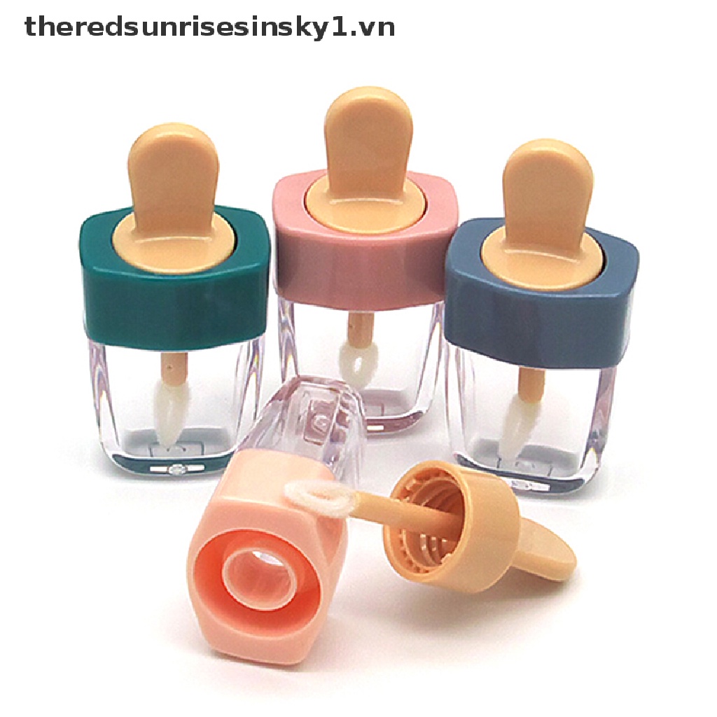 Lọ rỗng đựng son bóng hình cây kem 6ml cho nữ