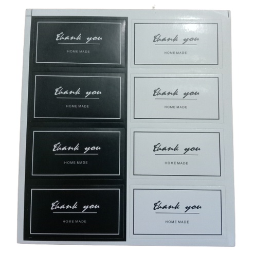 Tem dán cốc nến - Sticker trang trí cốc nến