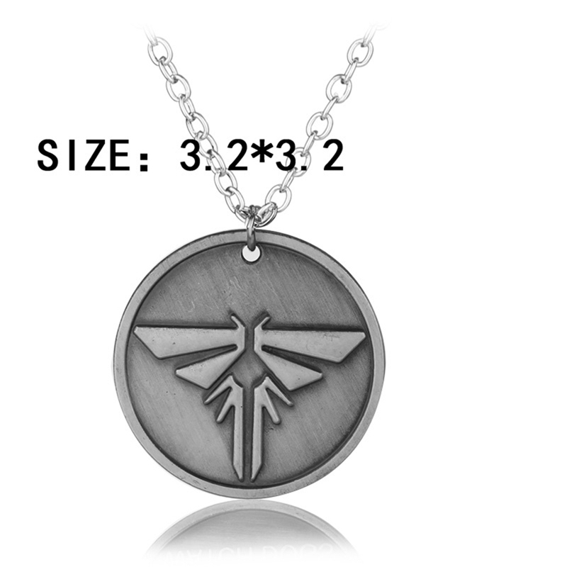 Set 2 Dây Chuyền Mặt Tròn In Hình Game The Last Of Us