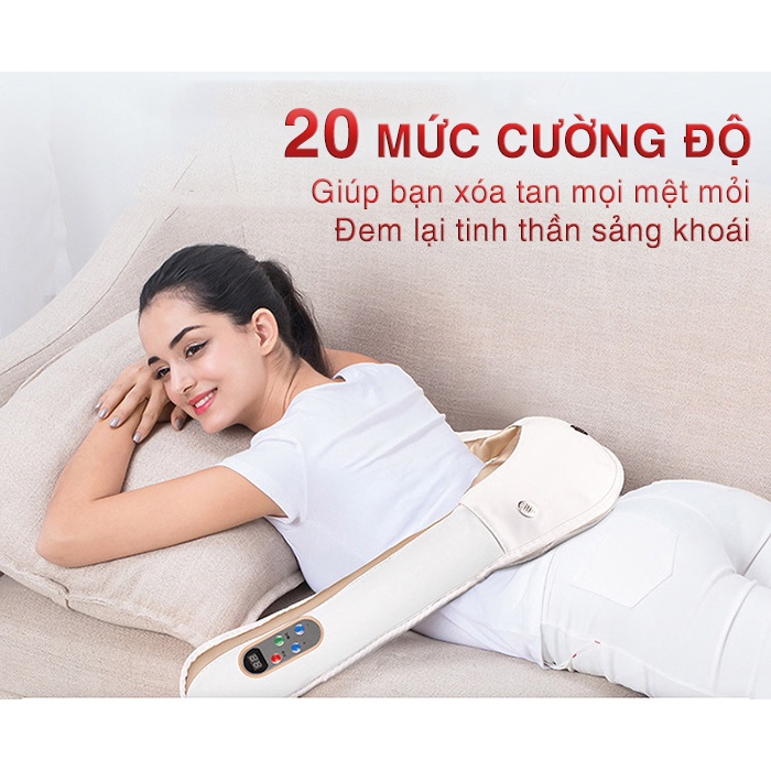 Máy massage đấm bóp cổ vai gáy MingZhen MZ-666 New - 100 kiểu đấm