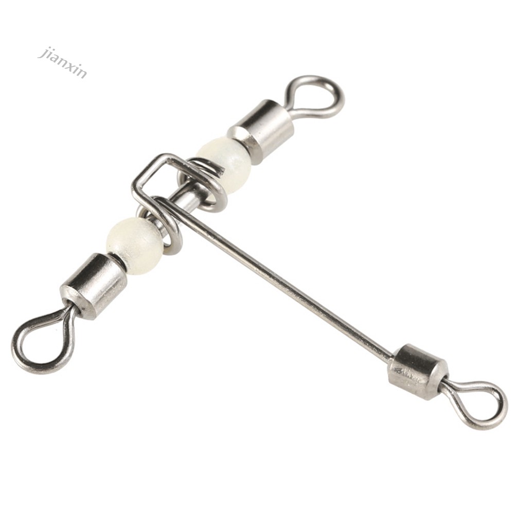 Set 10 Phụ Kiện Câu Cá 3 Chiều Hình Chữ T Màu Dạ Quang Tiện Dụng