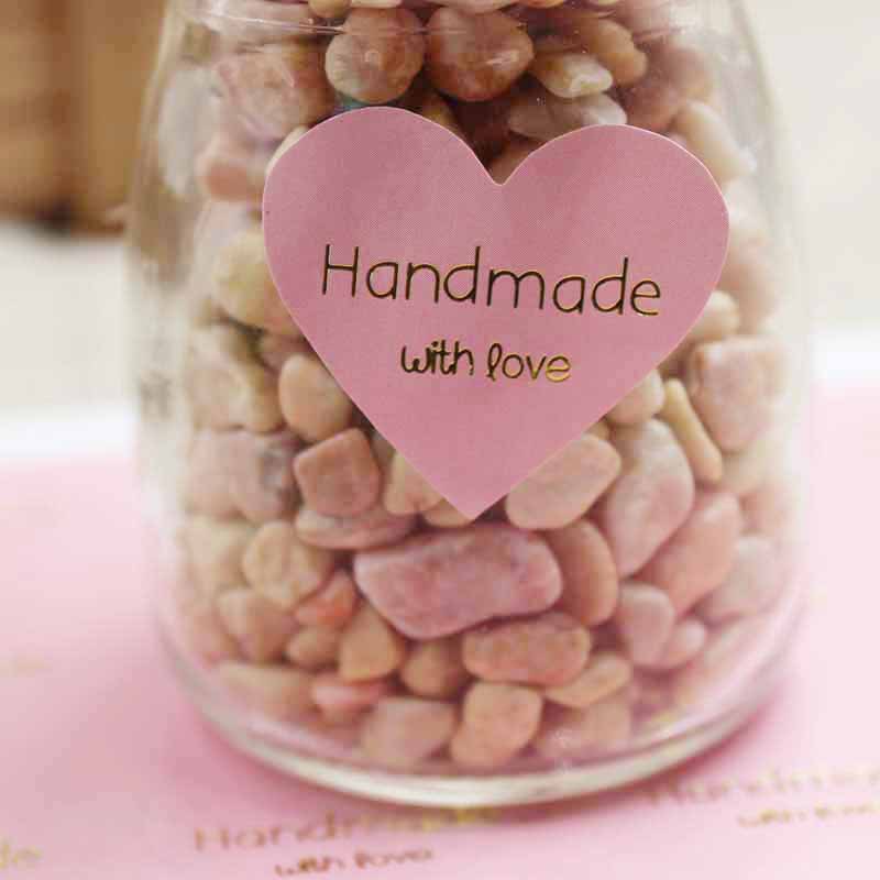 Bộ 16 Sticker hình trái tim Classy dán hộp bánh handmade, quà tặng DYI dễ thương, tem dán quà tặng, túi giấy, thiệp Q680