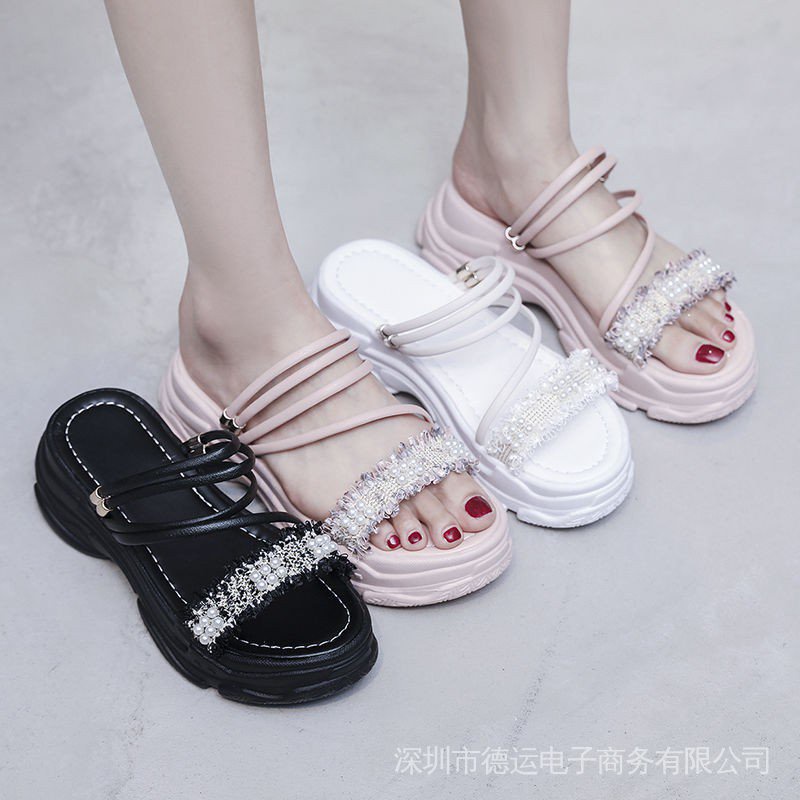 Xăng đan Cao Gót Đế Dày Thoải Mái Để Mang Trong Nhà Hàng Thái Lan Làm Quà Tặng Cho Nữ
