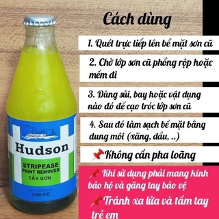 Chất Tẩy Sơn Hudson 350gr