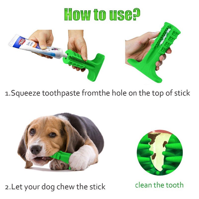 Size M/L/XL Đồ cắn mài răng cho thú cưng Pet Rubber Molar Stick