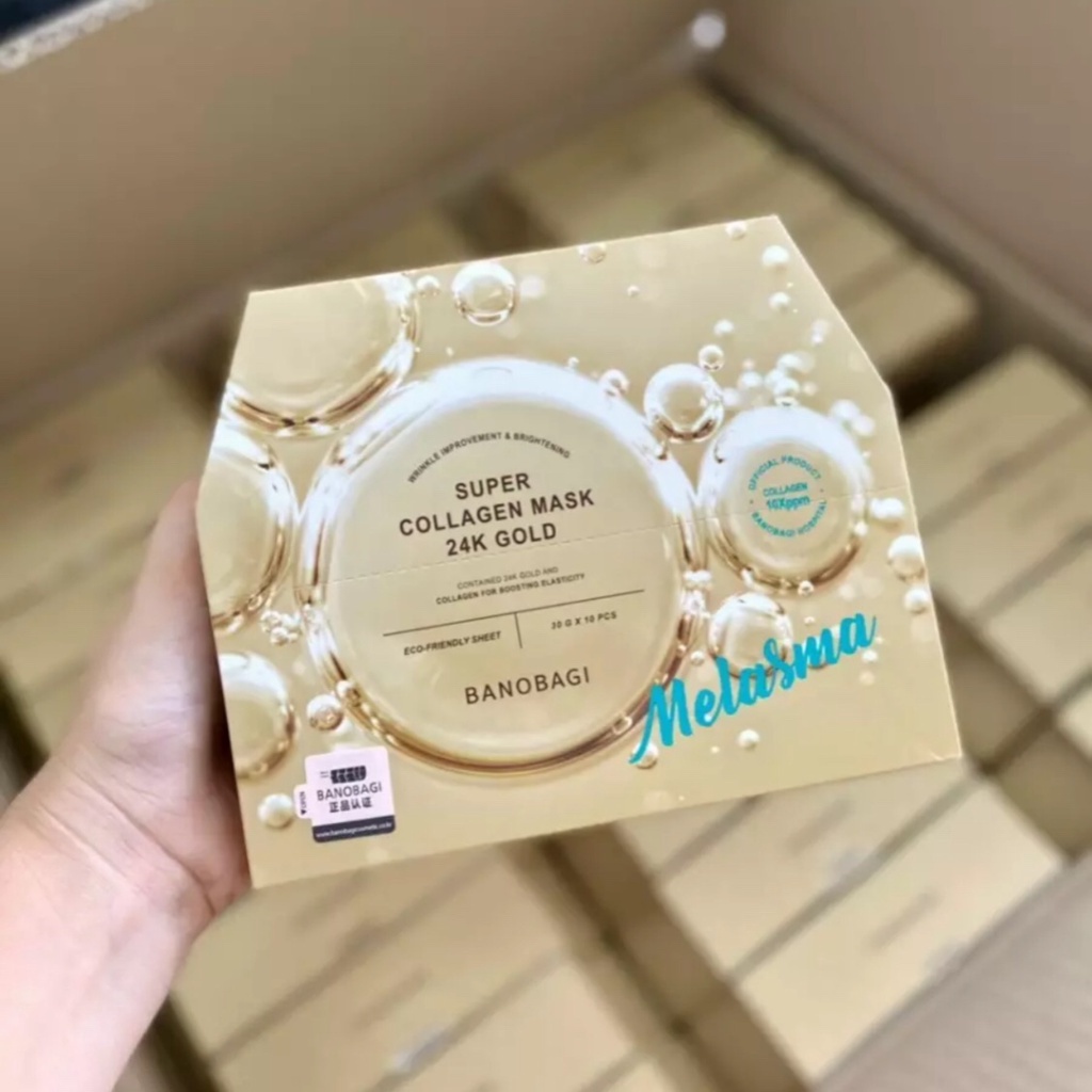 Combo 2 Mặt Nạ Banobagi Bổ Sung Collagen, Mờ Nám 30ml (Vàng) | Hasaki | Sản phẩm chính hãng