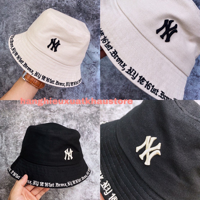 Chuẩn hình Mũ Bucket nam nữ Mũ tròn Bản vip logo thêu nổi