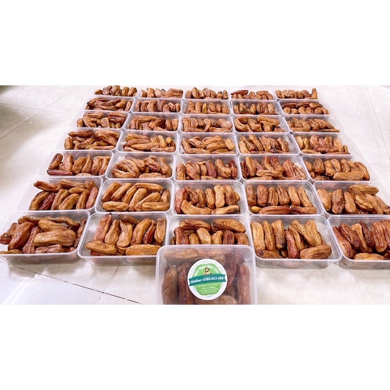 500g Chuối Sứ Sấy Lạnh Không Đường Giúp Ăn Ngon Hấp Thu Dinh Dưỡng 500g