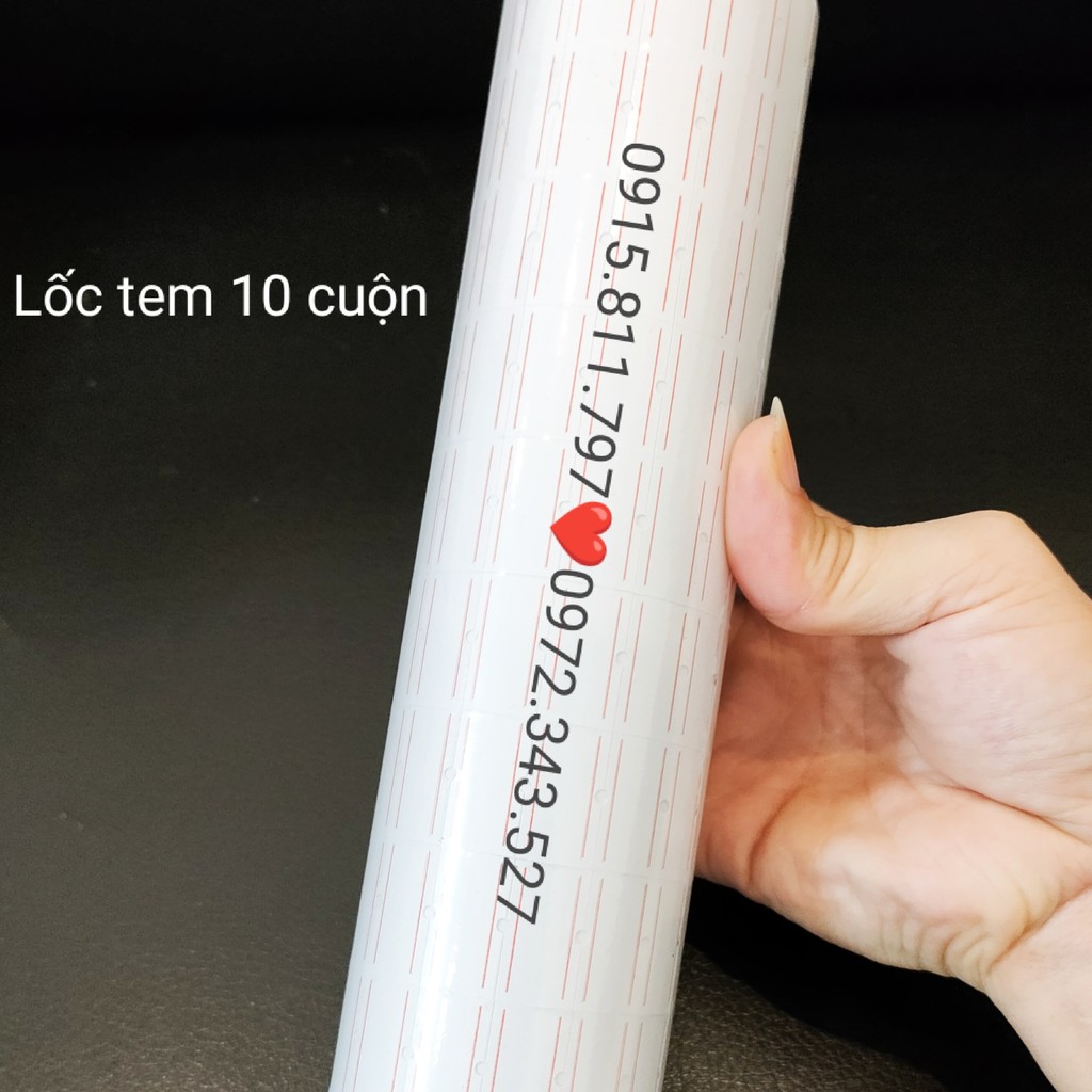 Máy in tem giá, tạo giá cho sản phẩm - sản phẩm chuyên dùng cho shop, cửa hàng và lốc 10 cuộn tem đi kèm