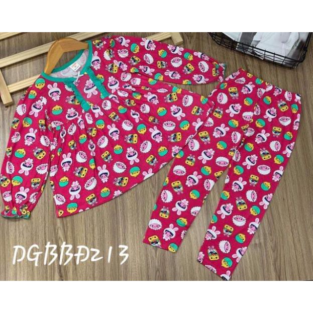 Bộ dài tay thun borip cho bé gái size đại từ 25 đến 40kg  - FREESHIP