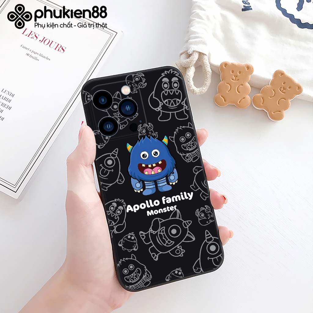 Ốp lưng ip Quái vật xanh cạnh vuông 6/6plus/6s/6splus/7/7plus/8/8plus/x/xr/xs/11/12/13/pro/max/plus/promax