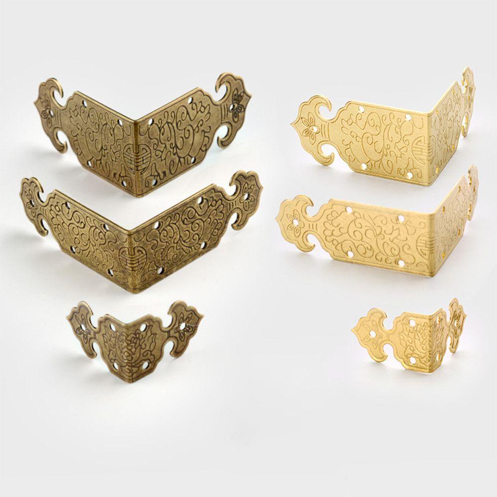 DORAW Set 8 Giá Đỡ Góc Đồ Nội Thất Bằng Kim Loại Phong Cách Vintage Đa Năng