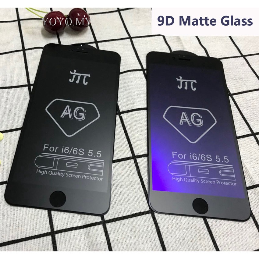 Kính cường lực 9D trong suốt và chống vân tay cho Iphone 6 7 8 X XS