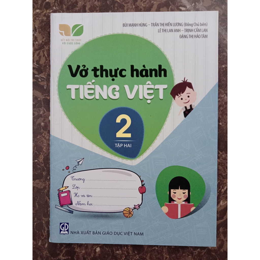 Sách - Combo Vở thực hành Tiếng Việt 2 (Tập 1 + Tập 2) - Kết nối tri thức với cuộc sống