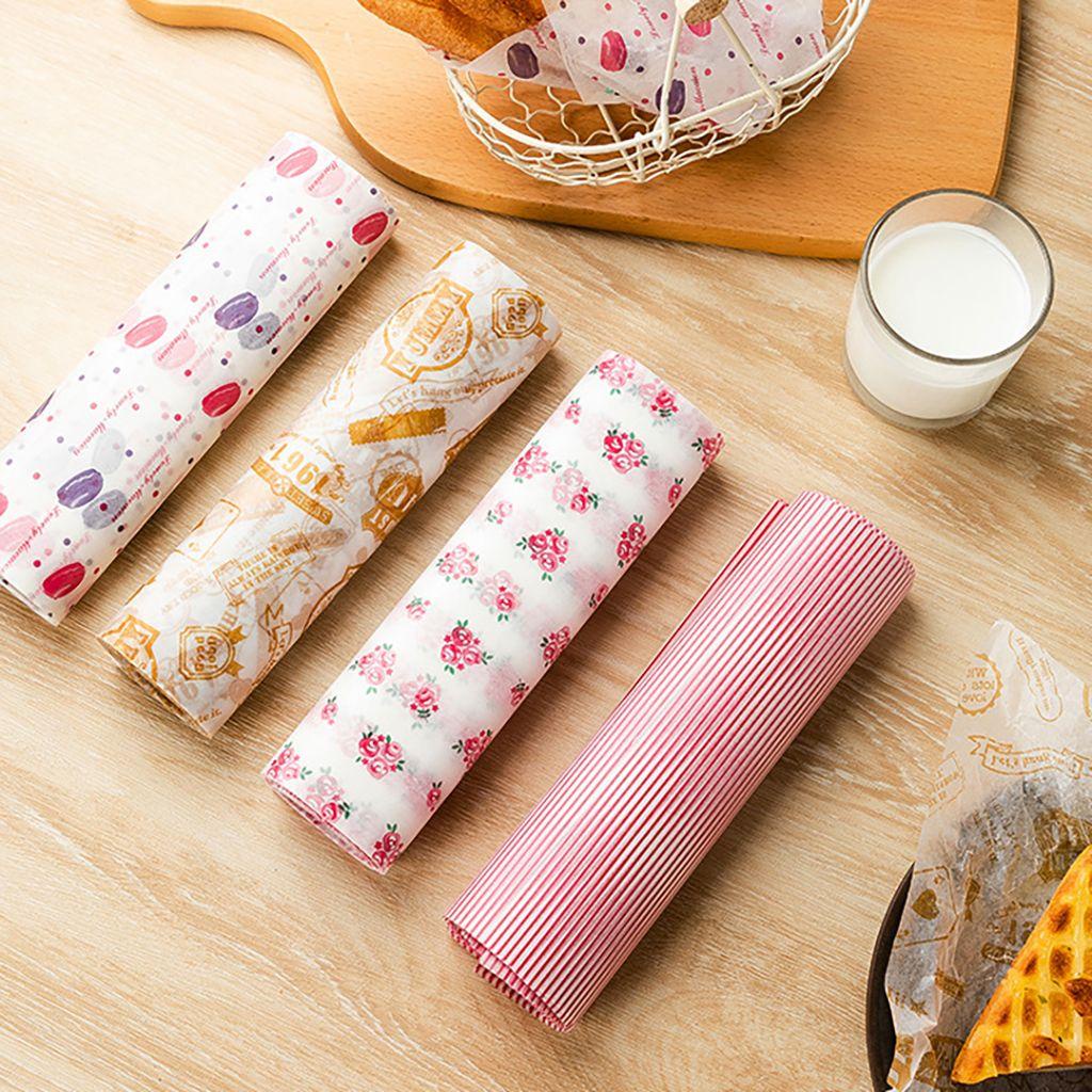 Giấy Gói Kẹo Dày Dặn Chống Dính In Họa Tiết AUGUSTINA