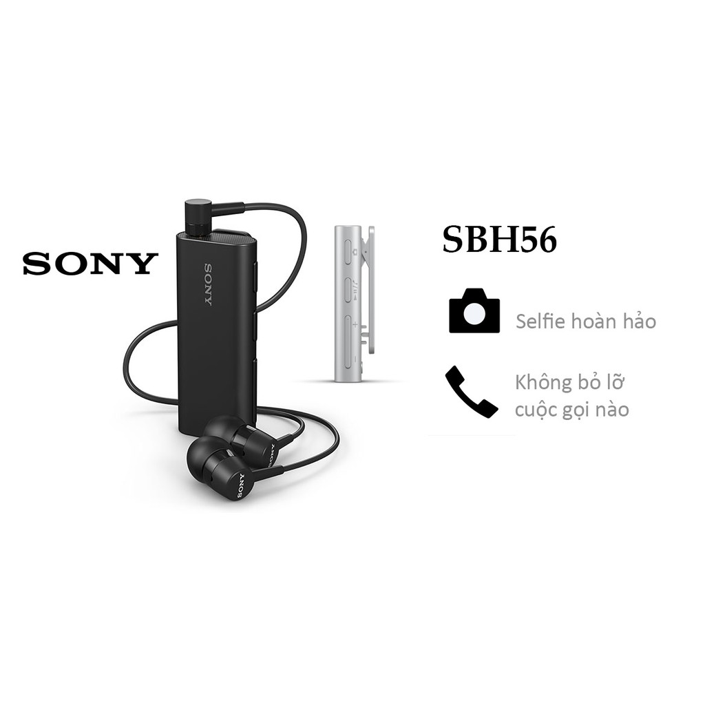 [Mã ELMS5 giảm 7% đơn 300K] [Freeship toàn quốc từ 50k] Tai Nghe Bluetooth Headset Sony SBH56 - Hàng Chính Hãng