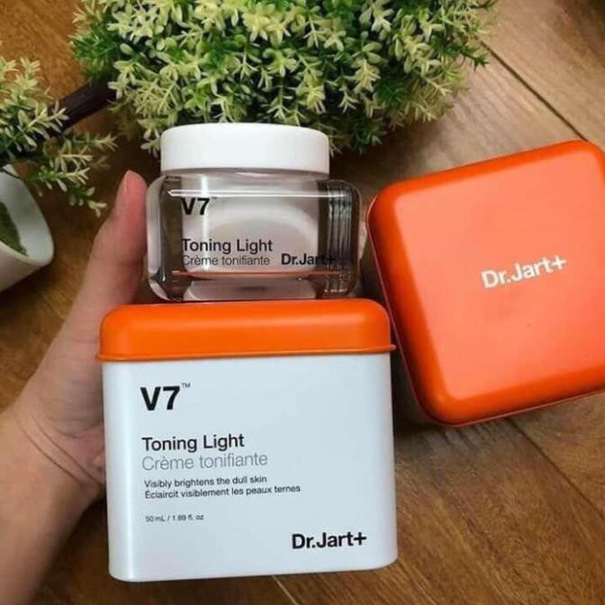 {FREESHIP TOÀN QUỐC}CKem V7 Toning Light Dr.Jart+ KEM DƯỠNG TRẮNG VÀ TÁI TẠO DA V7 TONING LIGHT 50ml