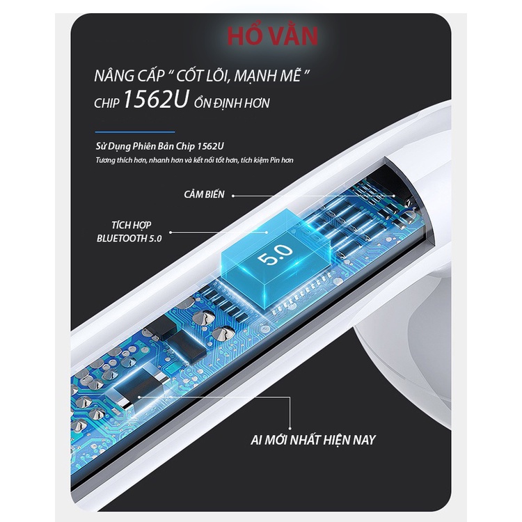 Tai Nghe Không Dây HỔ VẰN - Model AP3 HV Chip 1562U