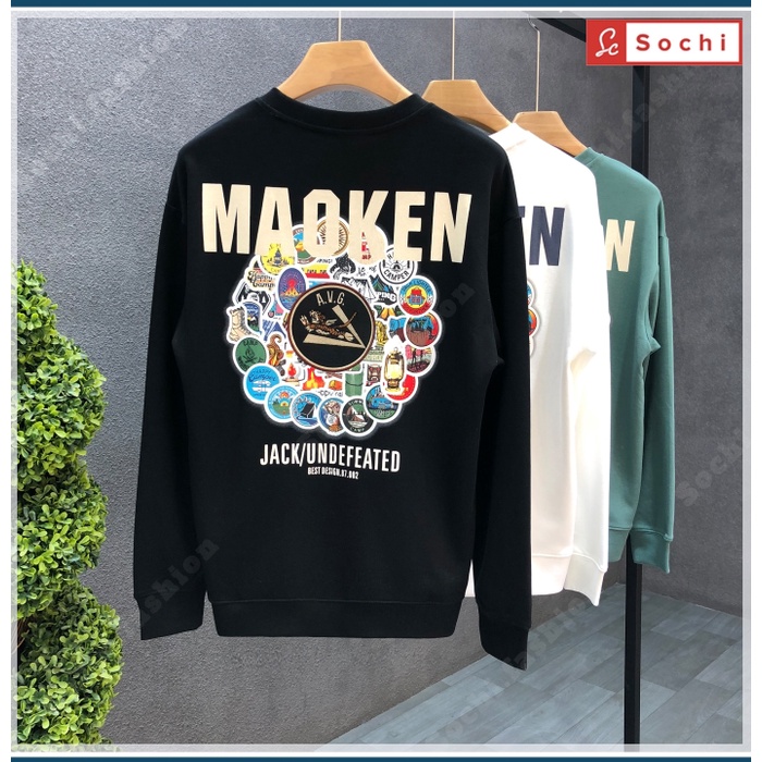 Áo thun nam tay dài chất đẹp, áo thun nam cotton, thời trang in Maoken mã SW632