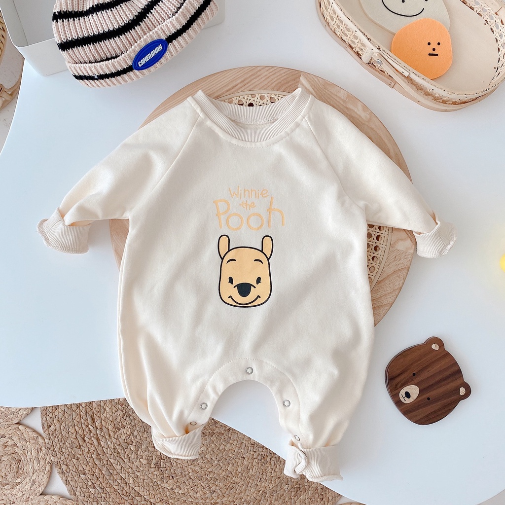 Spring Autumn Baby Girls and Boys Cute Cartoon Printing Romper