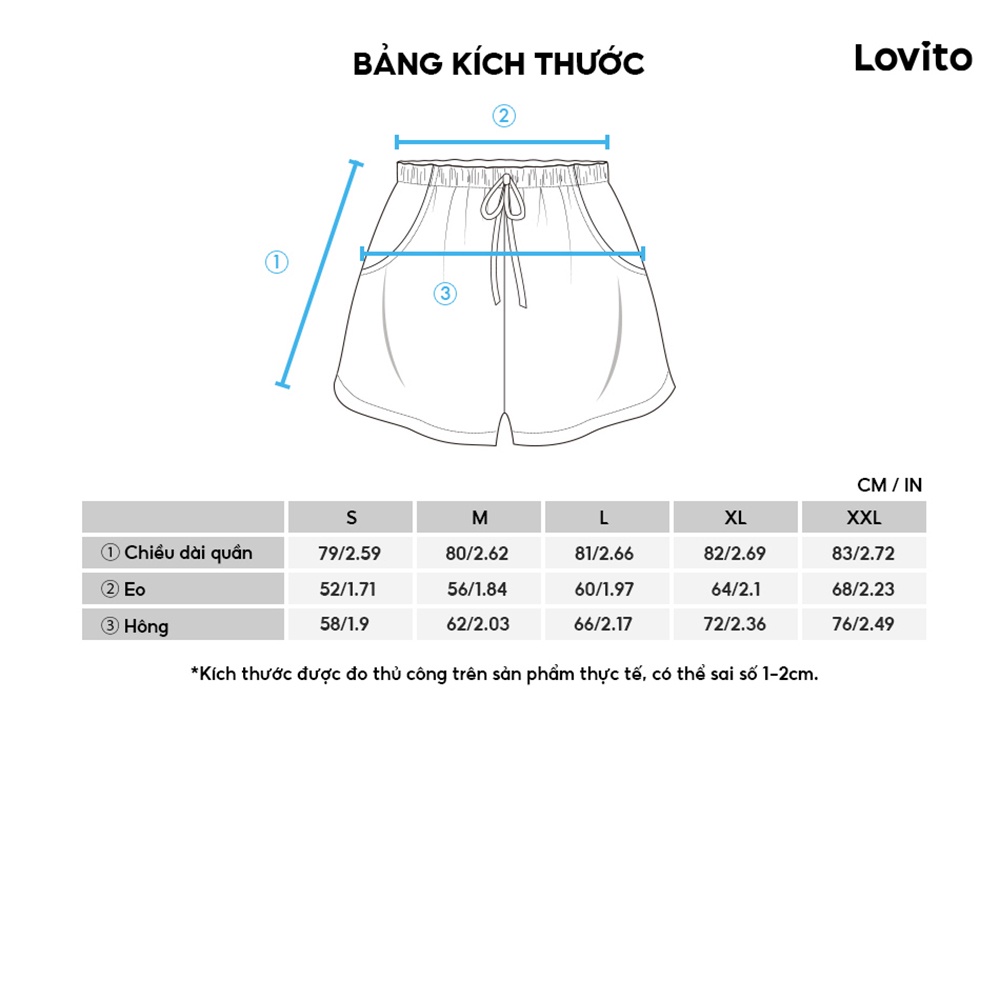 Quần legging thể thao Lovito lưng cao màu trơn L02109 (màu đen) | BigBuy360 - bigbuy360.vn