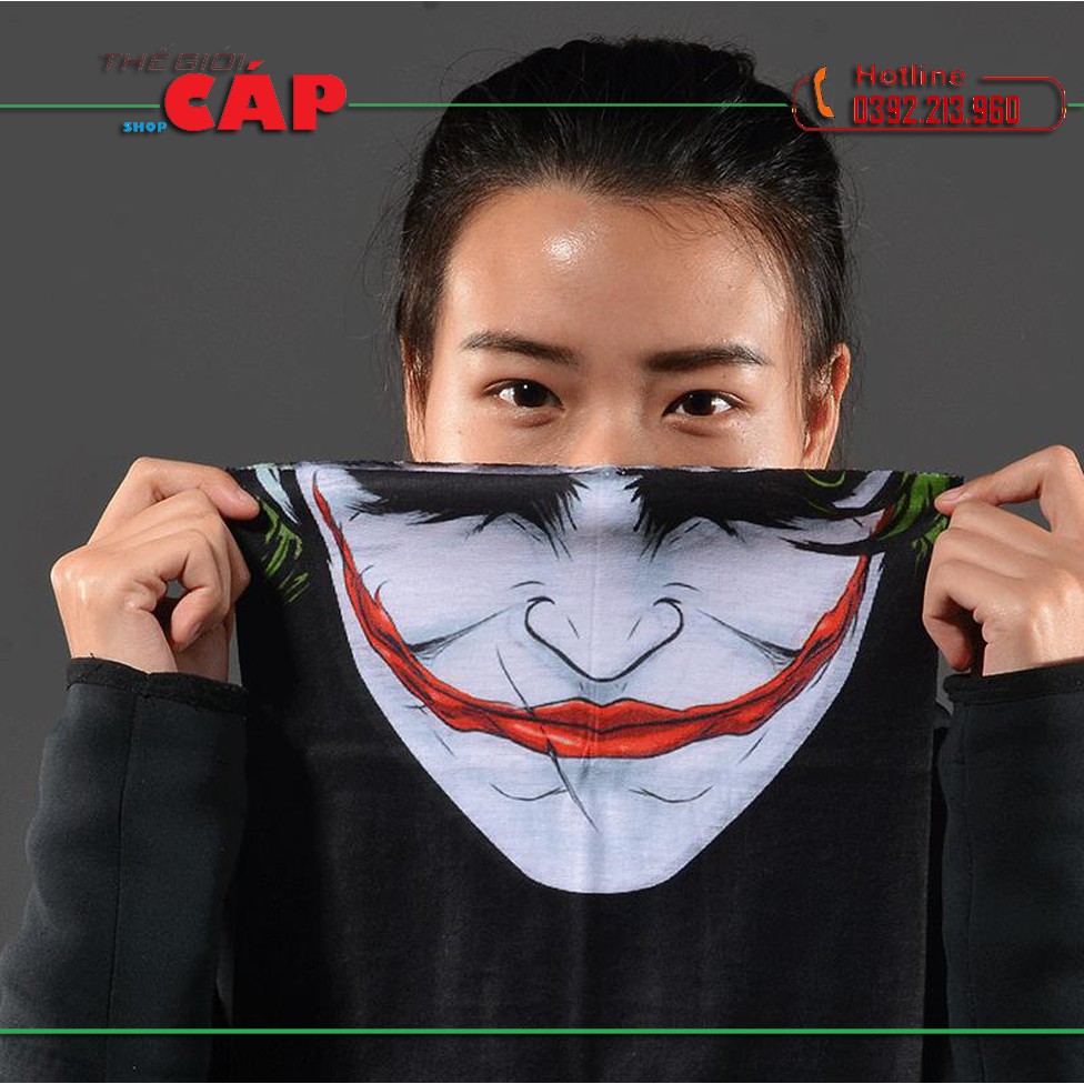Khăn Bịt Mặt Đa Năng Hình Mặt Joker
